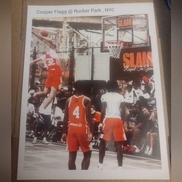 NEW!๐ฏ COOPER FLAGG RUCKER PARK & DUKE COLOR ART 8.5x11 POSTER BUNDLE SET!๐ฅ - Picture 6 of 10